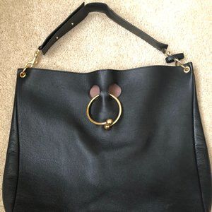 J. W. Anderson Black Leather Purse